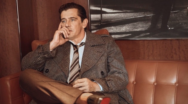 Werner Schreyer Dons Classic Menswear for Wall Street Italia