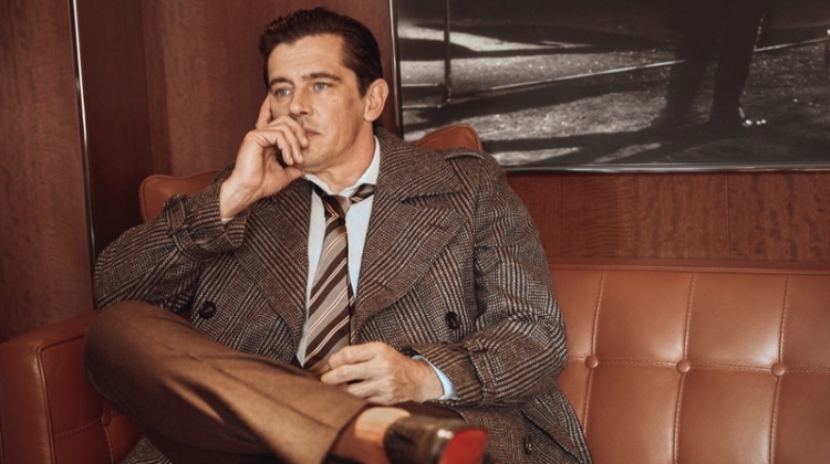 Werner Schreyer Dons Classic Menswear for Wall Street Italia