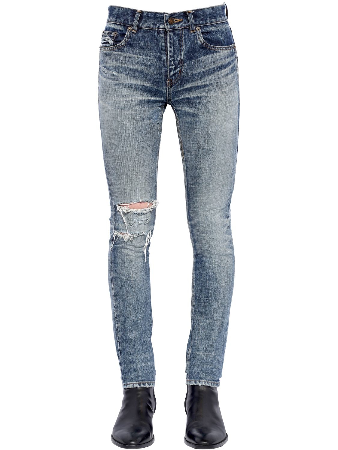mens destroyed skinny jeans
