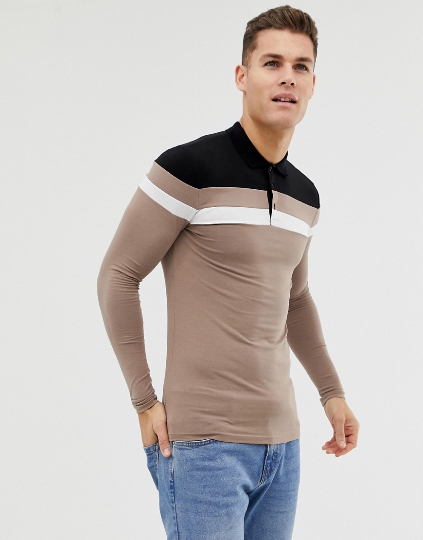 asos muscle fit long sleeve