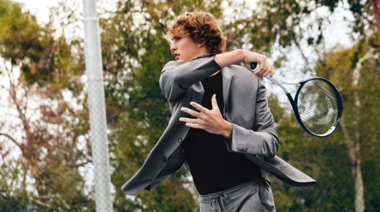 Alexander “Sascha” Zverev Fronts Z Zegna Wash&Go Spring ’19 Campaign