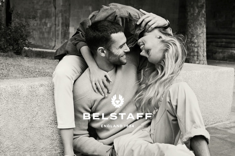 Sven Jacobsen photographs Corey Saucier and Juliana Schurig for Belstaff's spring-summer 2019 campaign.