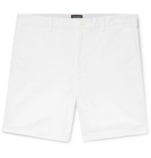 Club Monaco - Baxter Slim-Fit Stretch-Cotton Twill Shorts - Men - White Club Monaco - Baxter Slim-Fit Stretch-Cotton Twill Shorts - Men - White