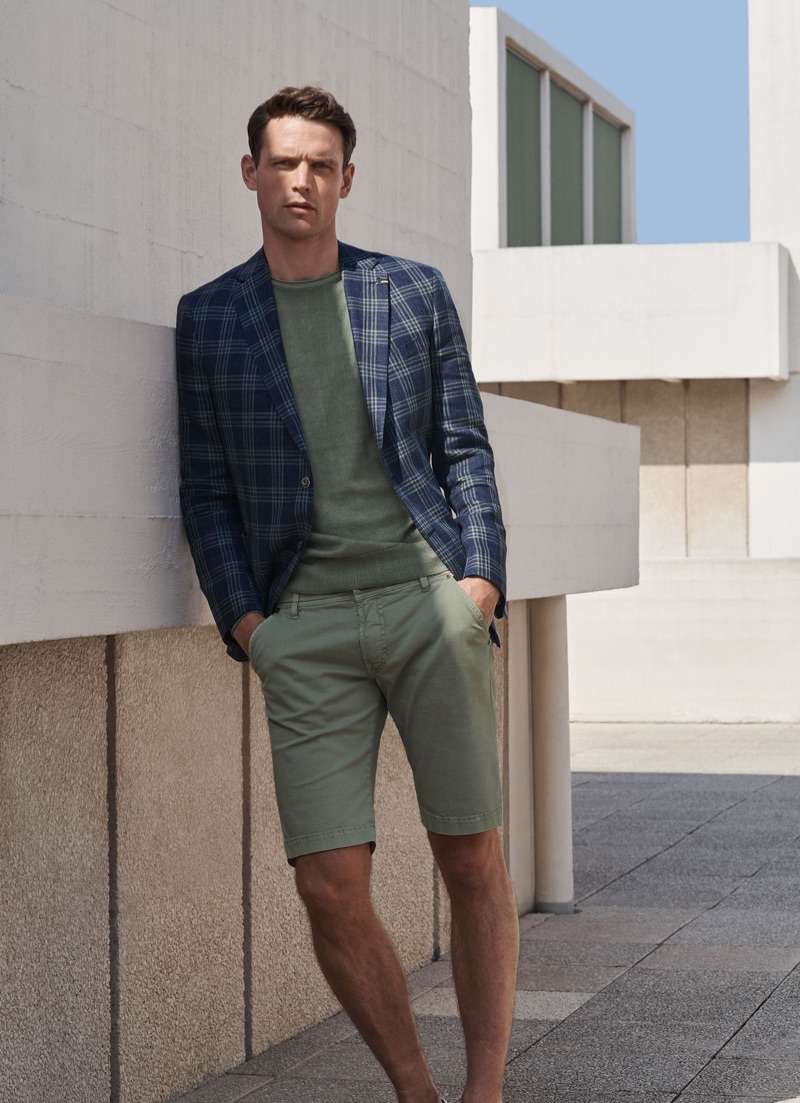 British model Guy Robinson reunites with Digel for spring-summer 2019.