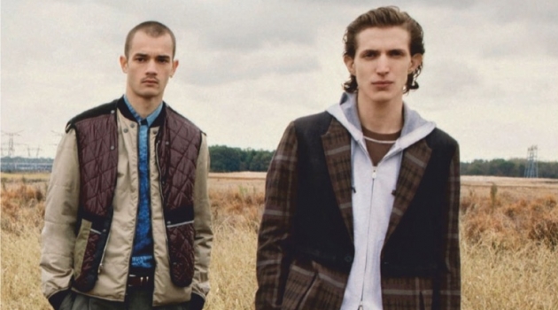 Xavier Buestel, Maxime Frenel & Djavan Mandoula Mix Prints for Esquire España Xavier Buestel, Maxime Frenel & Djavan Mandoula Mix Prints for Esquire España
