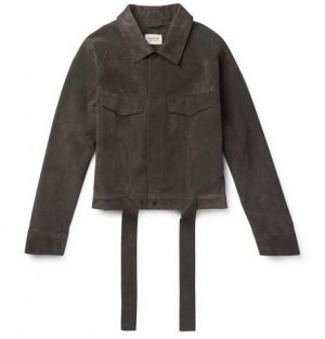 Fear of God - Suede Trucker Jacket - Men - Dark brown Fear of God - Suede Trucker Jacket - Men - Dark brown