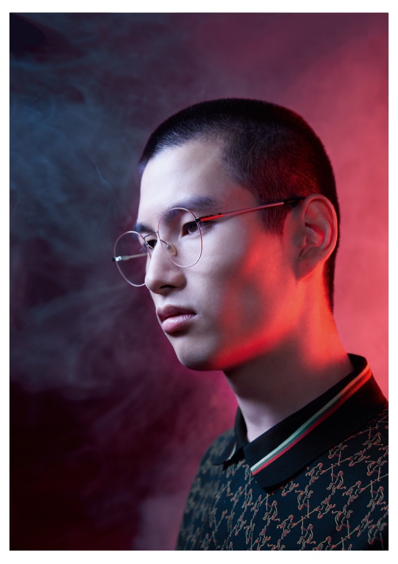 Kohei Takabatake fronts Fendi's spring-summer 2019 men's eyewear campaign.