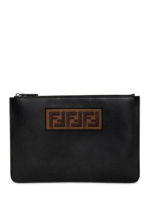 Ff Embroidered Leather Pouch Ff Embroidered Leather Pouch