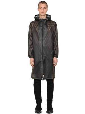 Ff Printed Transparent Pvc Rain Coat Ff Printed Transparent Pvc Rain Coat