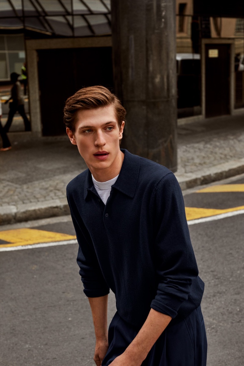 Filippa K taps Edoardo Sebastianelli as the star of its spring-summer 2019 campaign.