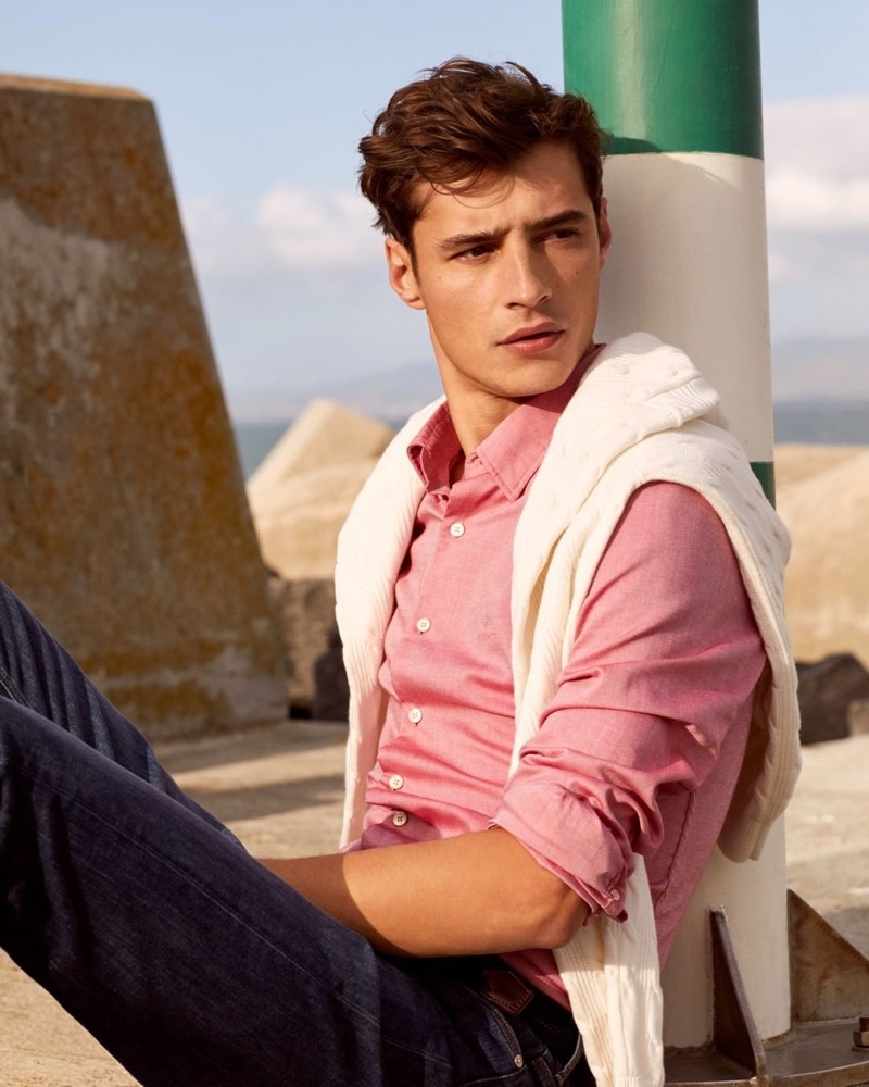 Adrien Sahores stars in Gant's spring-summer 2019 campaign.