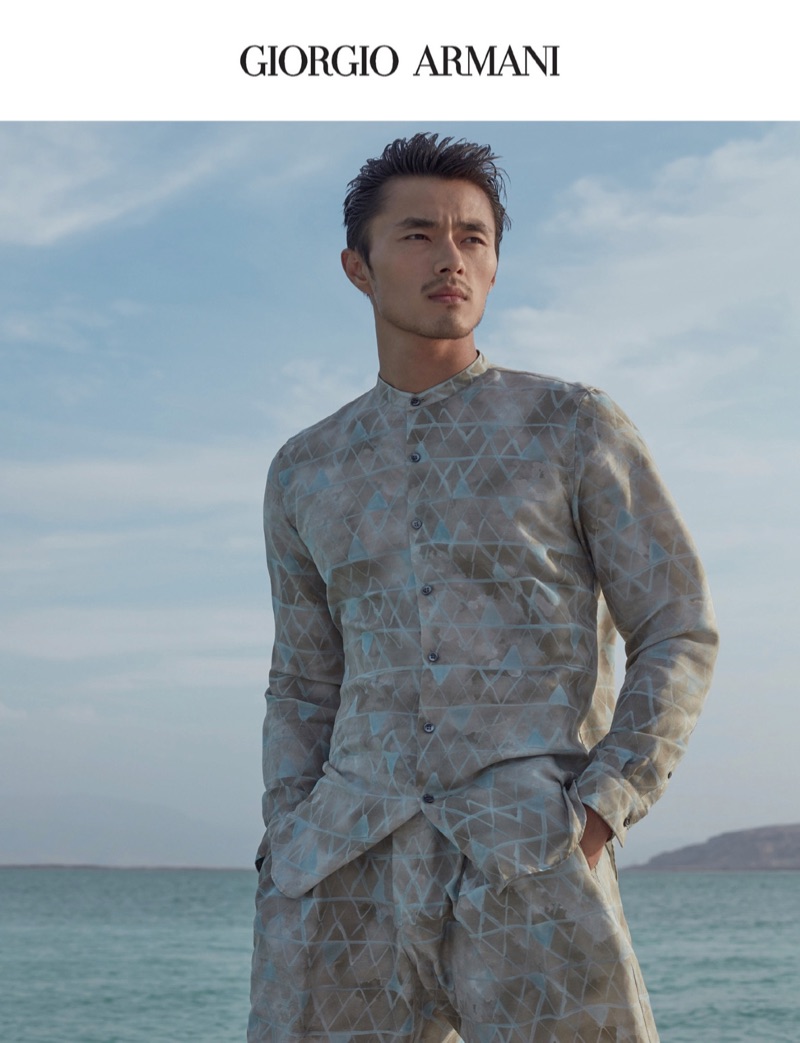 Zhao Lei fronts Giorgio Armani's spring-summer 2019 campaign.