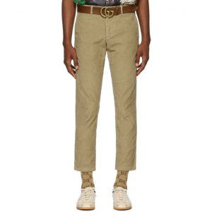 Gucci Beige Wrinkle Corduroy Chinos Gucci Beige Wrinkle Corduroy Chinos