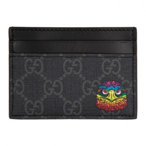 Gucci Black Eagle Card Holder Gucci Black Eagle Card Holder