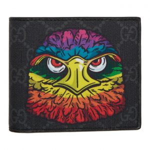 Gucci Black GG Supreme Eagle Wallet Gucci Black GG Supreme Eagle Wallet