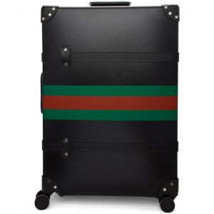 Gucci Black Globe-Trotter Edition Web Large Trolley Suitcase Gucci Black Globe-Trotter Edition Web Large Trolley Suitcase