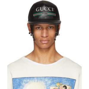 Gucci Black Logo Cap Gucci Black Logo Cap