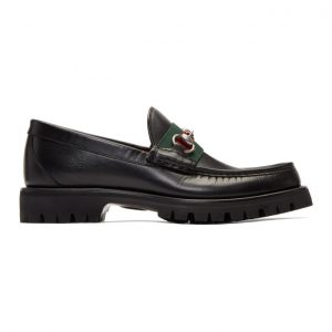 Gucci Black Web Horsebit Loafers Gucci Black Web Horsebit Loafers
