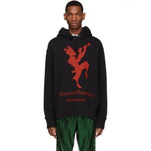 Gucci Black and Red Chateau Marmont Hoodie Gucci Black and Red Chateau Marmont Hoodie