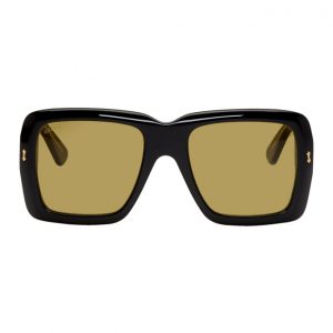 Gucci Black and Yellow Bold Sunglasses Gucci Black and Yellow Bold Sunglasses