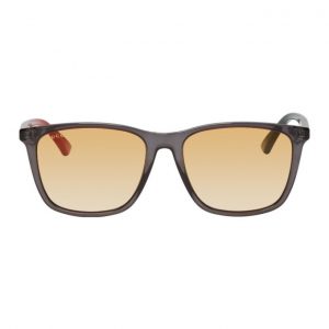 Gucci Grey Rectangular Sunglasses Gucci Grey Rectangular Sunglasses