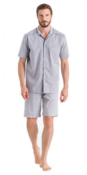 HANRO (75673) Sky Short Sleeve Pajama - Minimal Structure M HANRO (75673) Sky Short Sleeve Pajama - Minimal Structure M