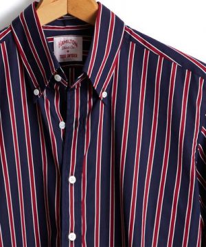 Hamilton + Todd Snyder Regent Stripe Shirt in Navy Hamilton + Todd Snyder Regent Stripe Shirt in Navy