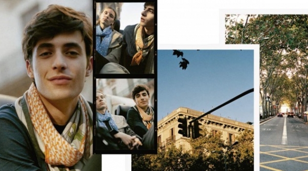 Silk Mix: Oscar Kindelan, Kaissan Ibrahima + More for Hermès Oscar Kindelan connects with Hermès to showcase its men's accessories for spring-summer 2019.