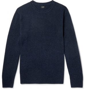 J.Crew - Merino Wool-Blend Sweater - Men - Navy J.Crew - Merino Wool-Blend Sweater - Men - Navy