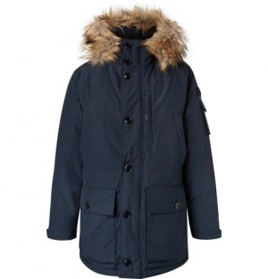 J.Crew - Nordic Faux Fur-Trimmed Canvas Hooded Parka - Men - Navy J.Crew - Nordic Faux Fur-Trimmed Canvas Hooded Parka - Men - Navy
