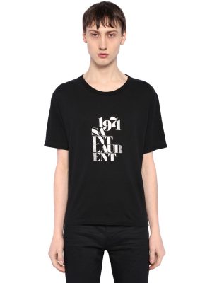 Logo Printed Cotton Jersey T-shirt Logo Printed Cotton Jersey T-shirt