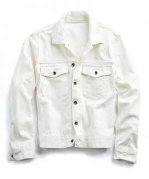 Made in L.A. Denim Jacket in White Made in L.A. Denim Jacket in White