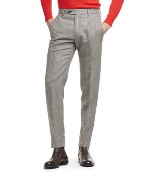 Made in USA Wool Houndstooth Suit Trouser Made in USA Wool Houndstooth Suit Trouser