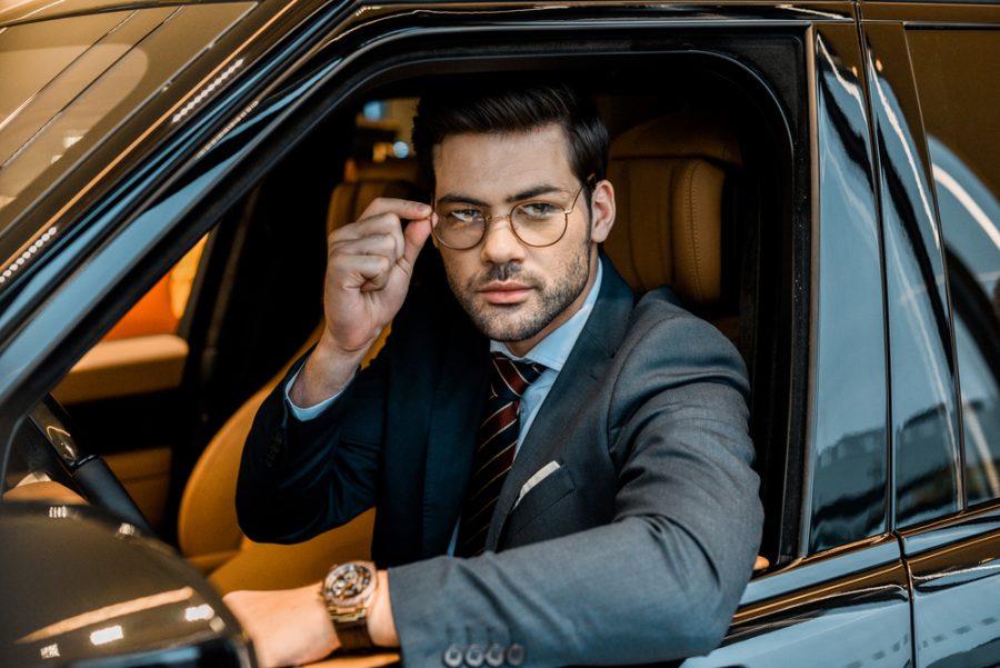 Man Wearing Luxury Watch