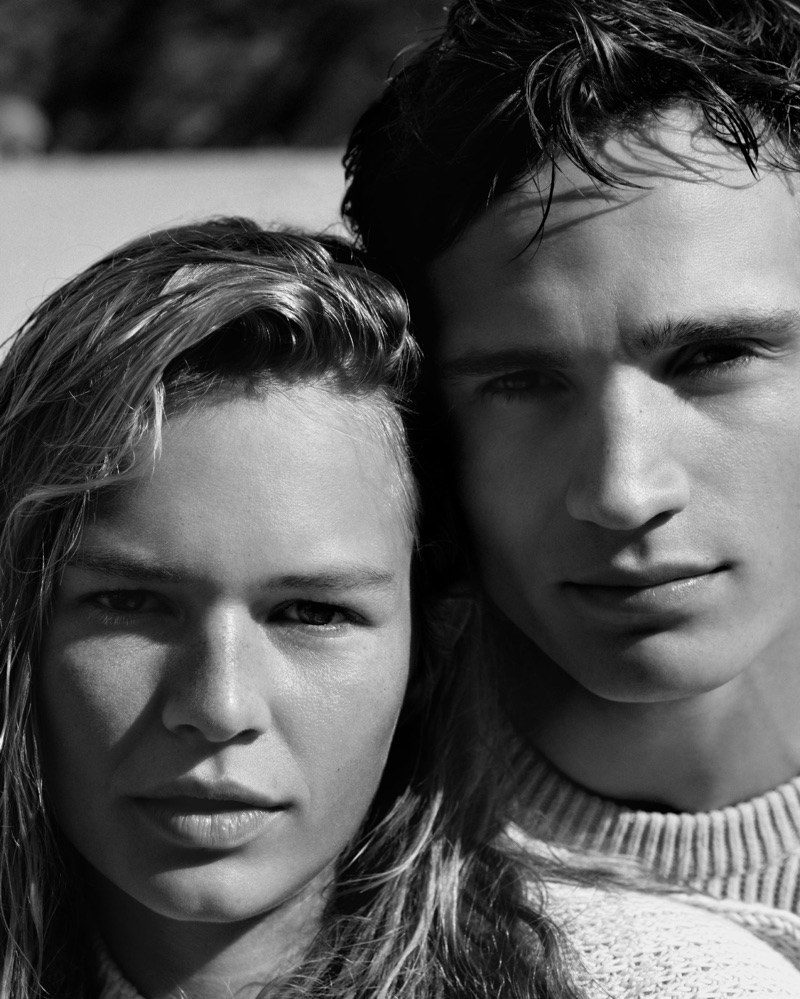 Alasdair McLellan photographs Anna Ewers and Julian Schneyder for Marc O'Polo's spring-summer 2019 campaign.