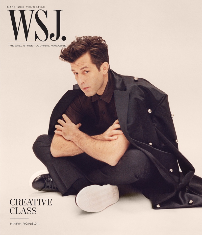 Mark Ronson covers the March 2019 issue of WSJ. magazine.