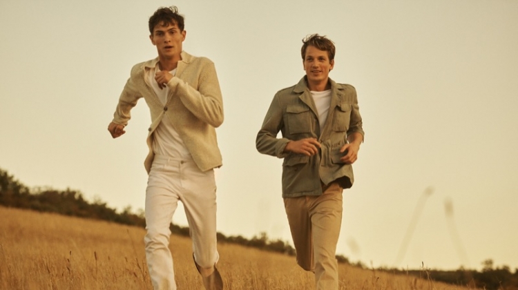 Hugo Sauzay & Luc Defont-Saviard Sport Dream-Like Style for Massimo Dutti Spring ’19 Campaign