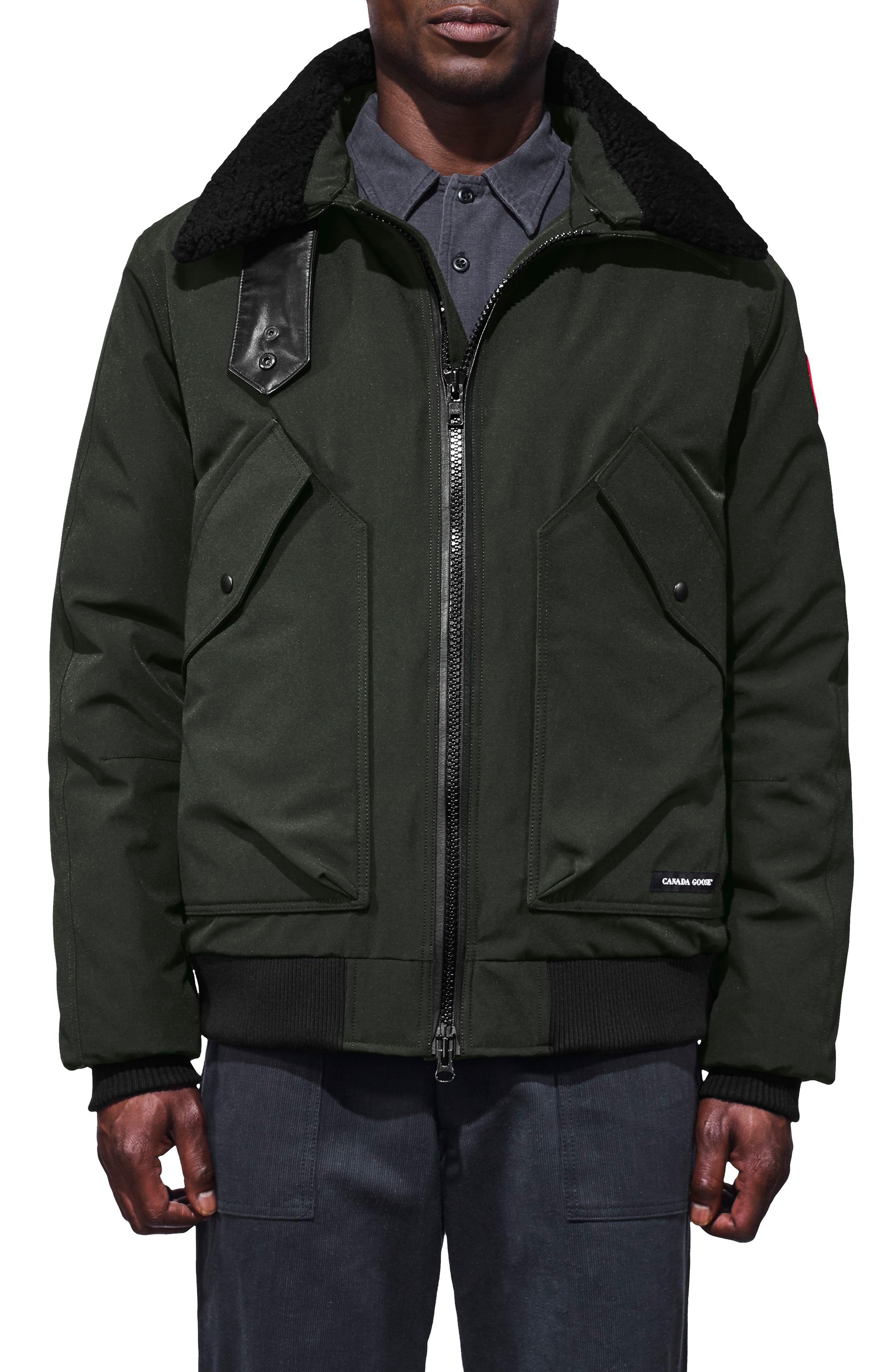 Men's Canada Goose Bromley Slim Fit Down Bomber Jacket ...