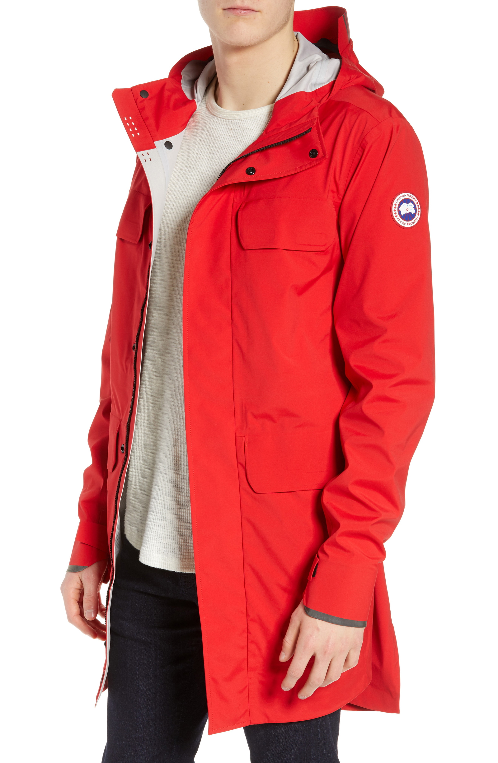 red canada goose coat