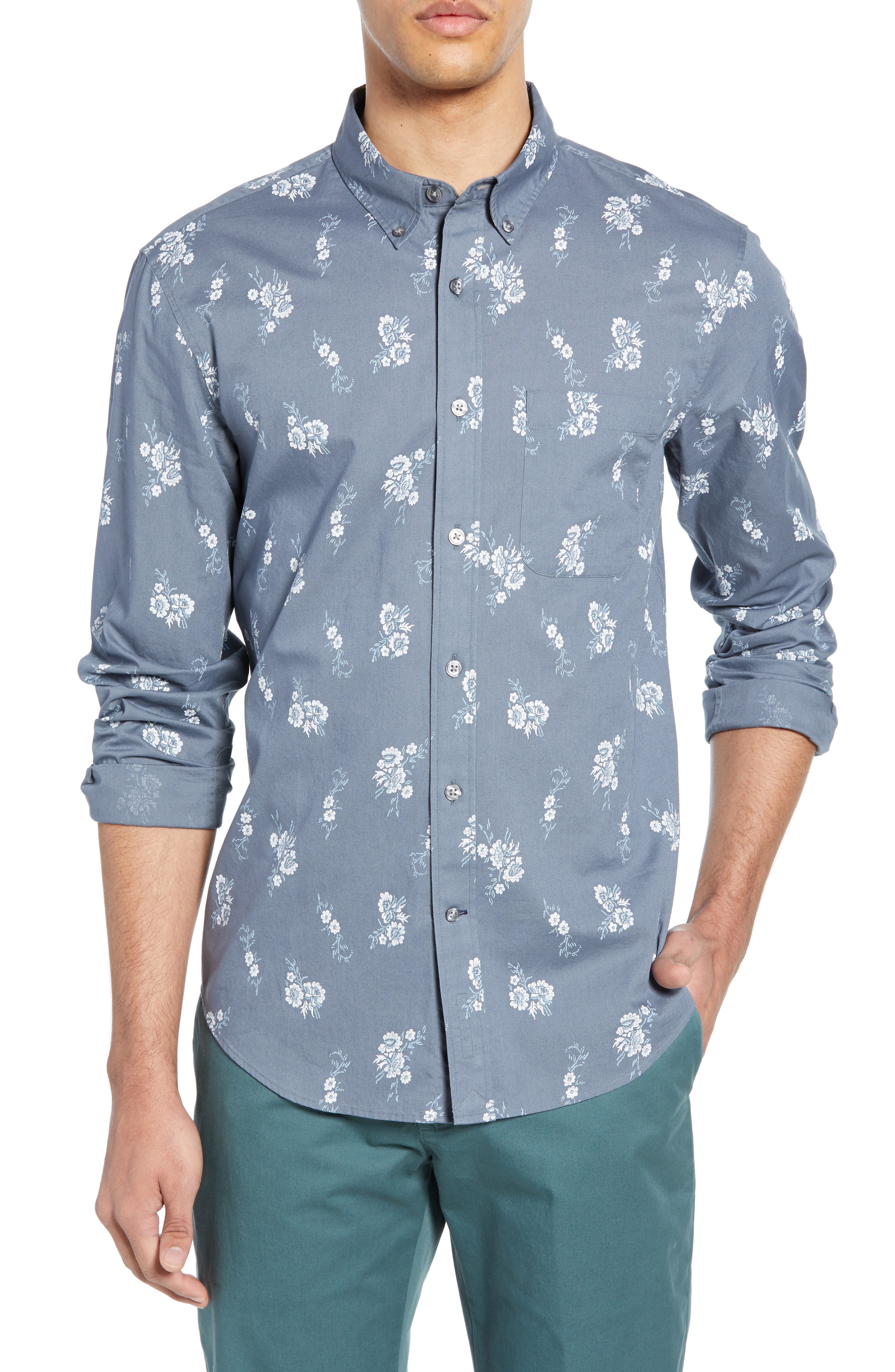 club monaco hawaiian shirt