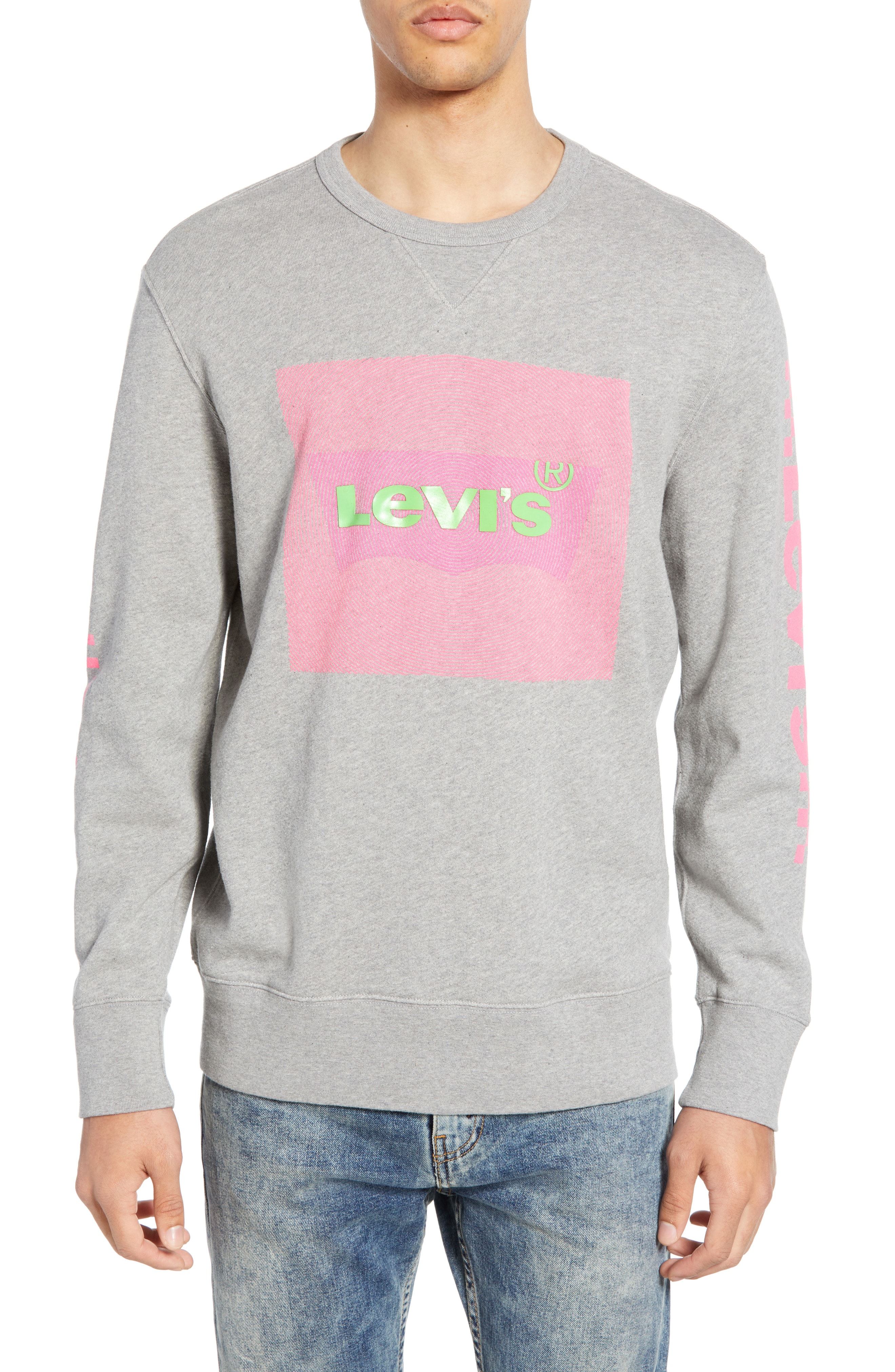 levi's graphic crewneck sweatshirt