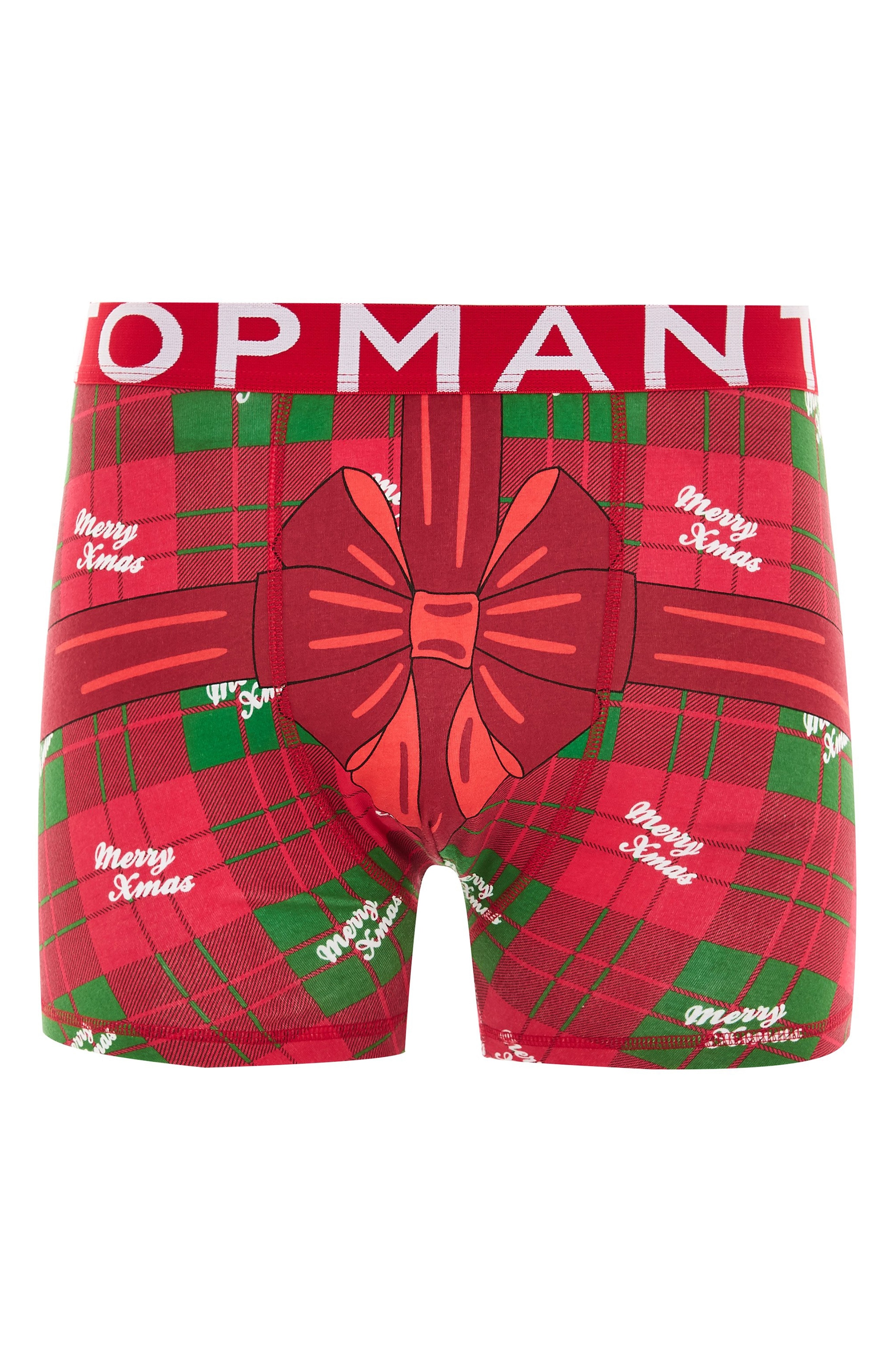 Men’s Topman Present Bow Holiday Boxer Briefs, Size Small/Medium ...