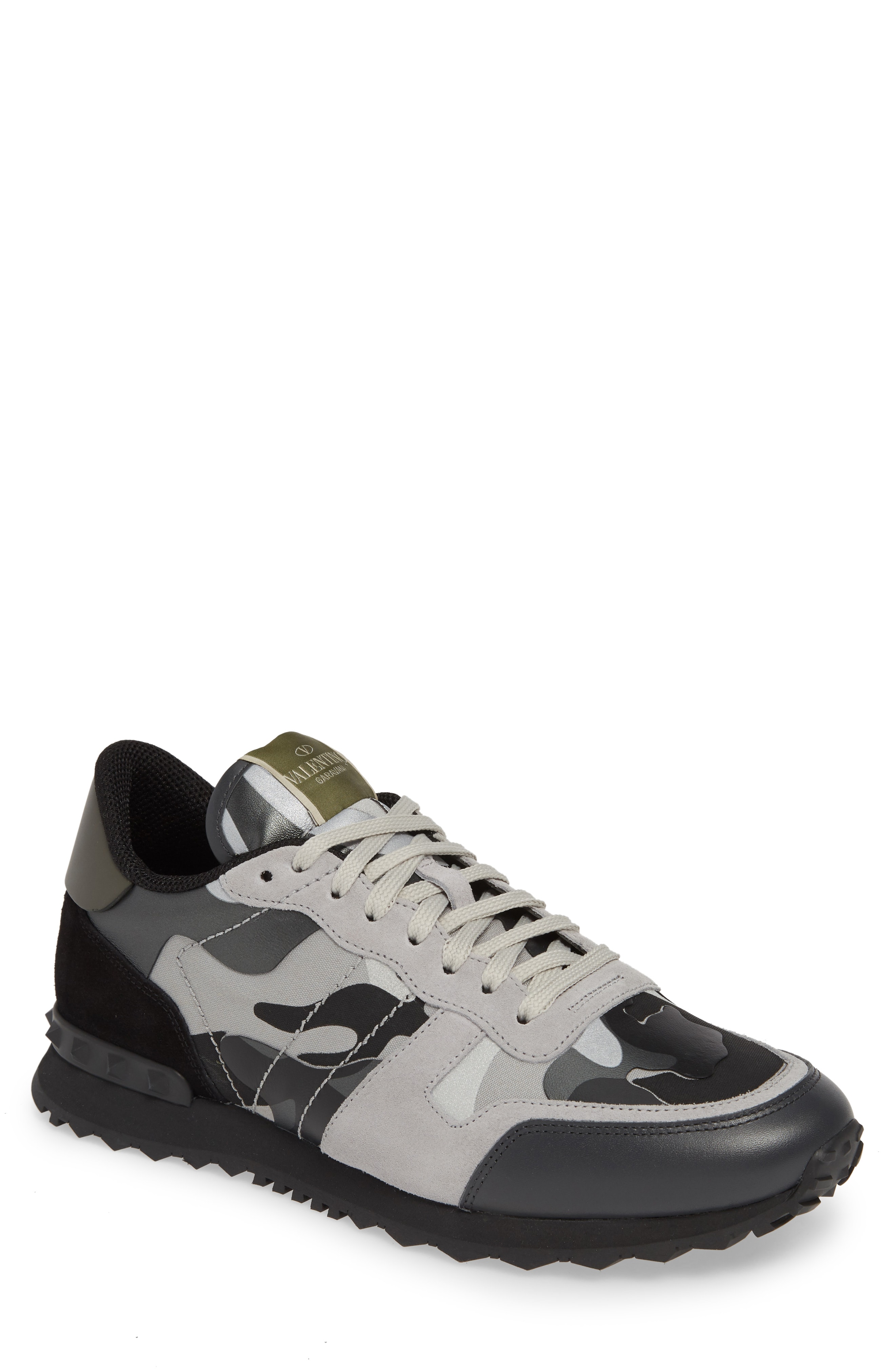 Men’s Valentino Garavani Camo Rockrunner Sneaker, Size 6US / 39EU ...