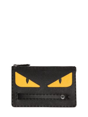 Monster Textured Leather Pouch Monster Textured Leather Pouch