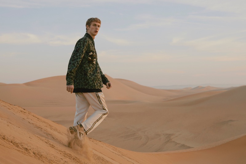 Robbi Gruendler takes to the desert for Mr Porter's spring-summer 2019 campaign.