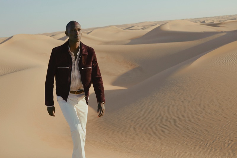 Armando Cabral dons Tom Ford for Mr Porter's spring-summer 2019 campaign.