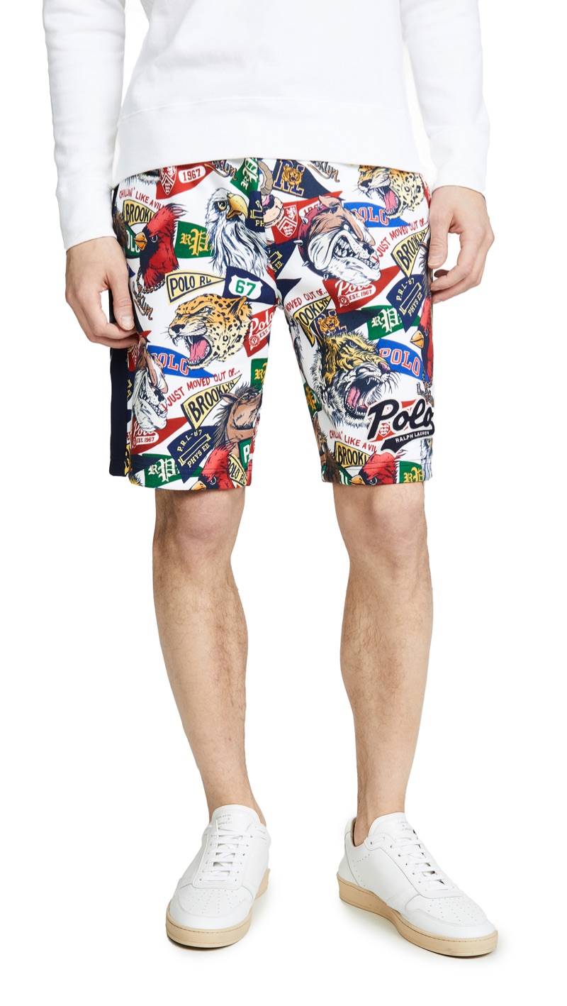 POLO Ralph Lauren Allover Print Sweatshorts