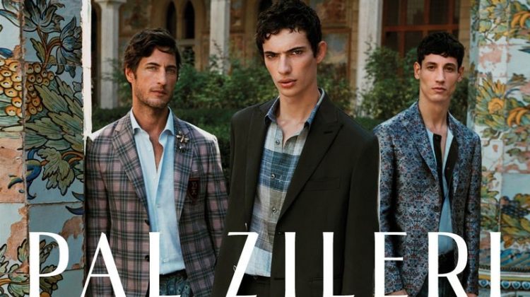 Axel Hermann, Piero Mendez & Nicolas Ripoll Don Elegant Style for Pal Zileri Spring ’19 Campaign