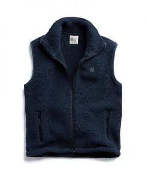 Polartec Sherpa Vest in Navy Polartec Sherpa Vest in Navy