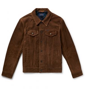 Polo Ralph Lauren - Suede Trucker Jacket - Men - Dark brown Polo Ralph Lauren - Suede Trucker Jacket - Men - Dark brown